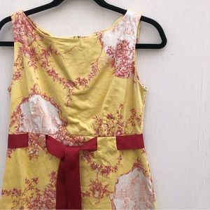 Free w purchase: Cottagecore vintage print mini dress